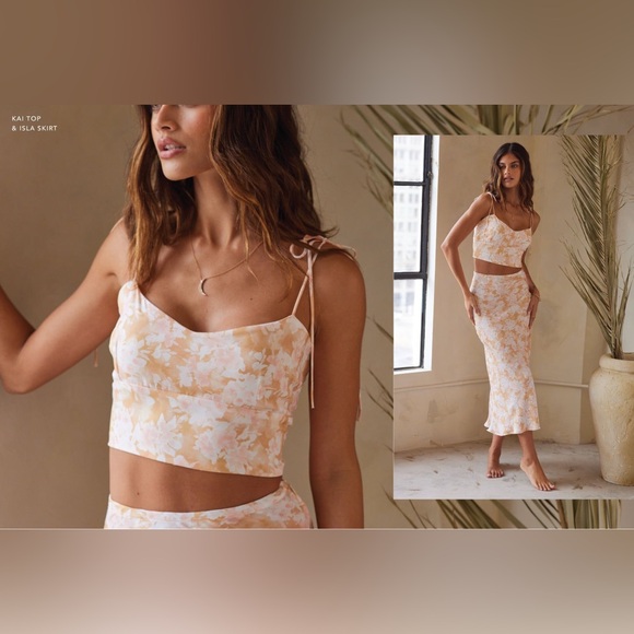 RARE Resa Kai Top & Isla Skirt Set - Picture 2 of 11